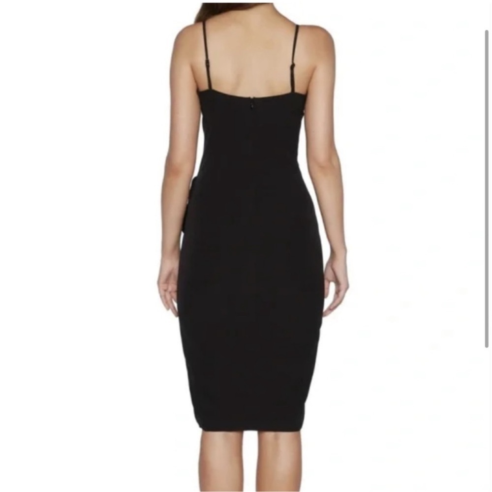 Bardot Carmelle Black Dress Ruffle size 4 - Picture 3 of 16